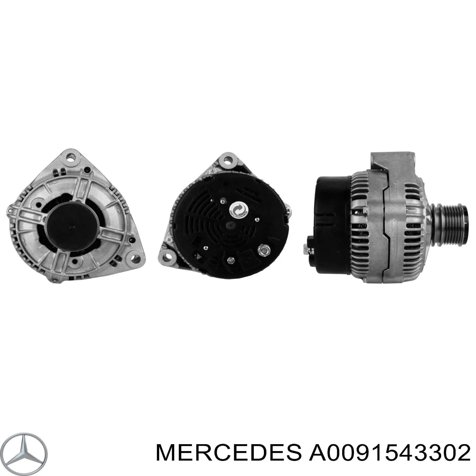 A0091543302 Mercedes gerador