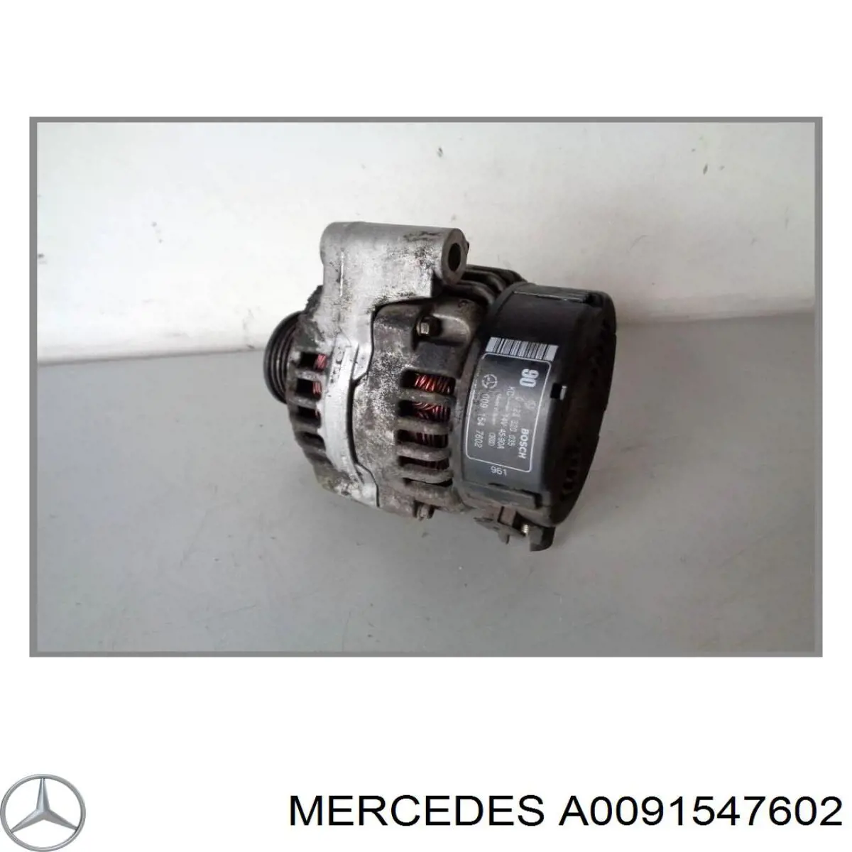 A0091547602 Mercedes генератор