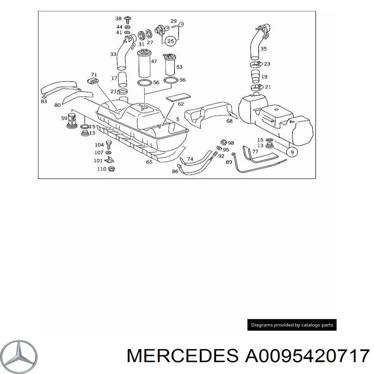 A0095420717 Mercedes 