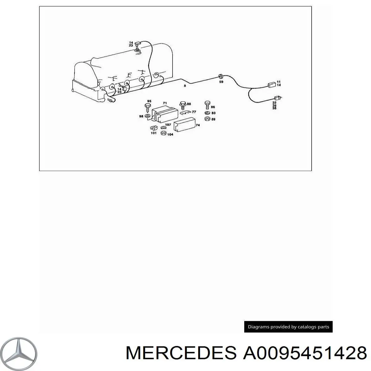  A0095451428 Mercedes