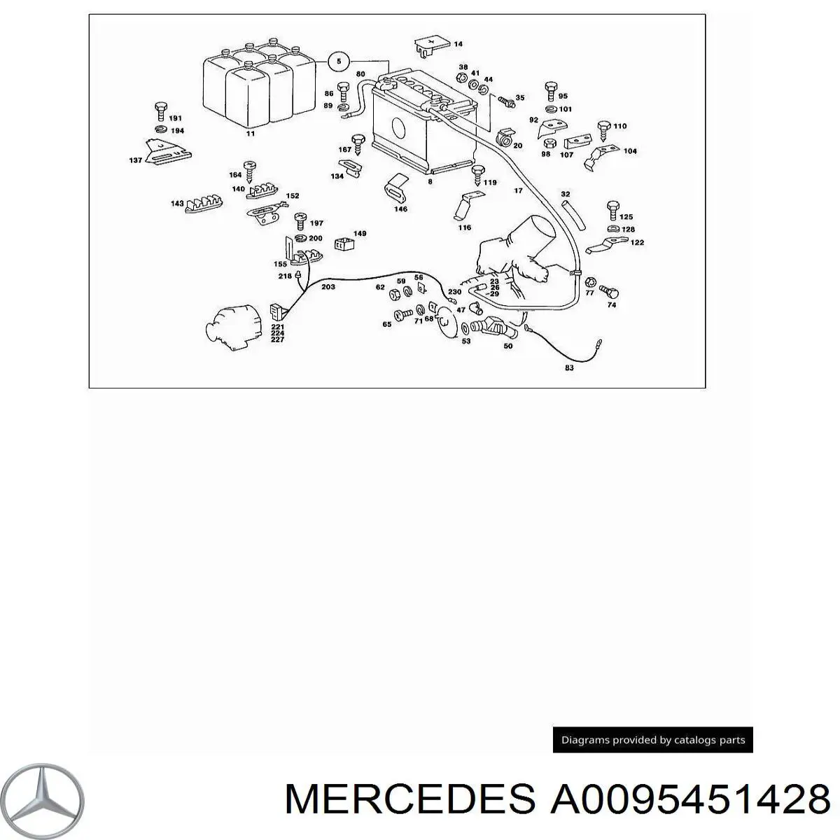 Купить A0095451428 Mercedes 