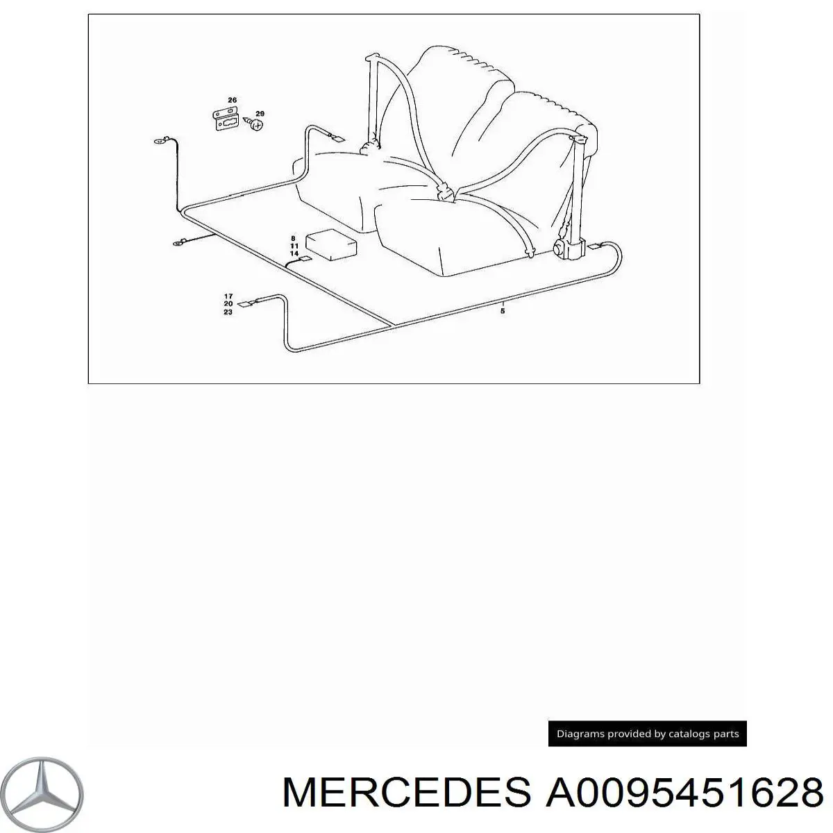  A0095451628 Mercedes