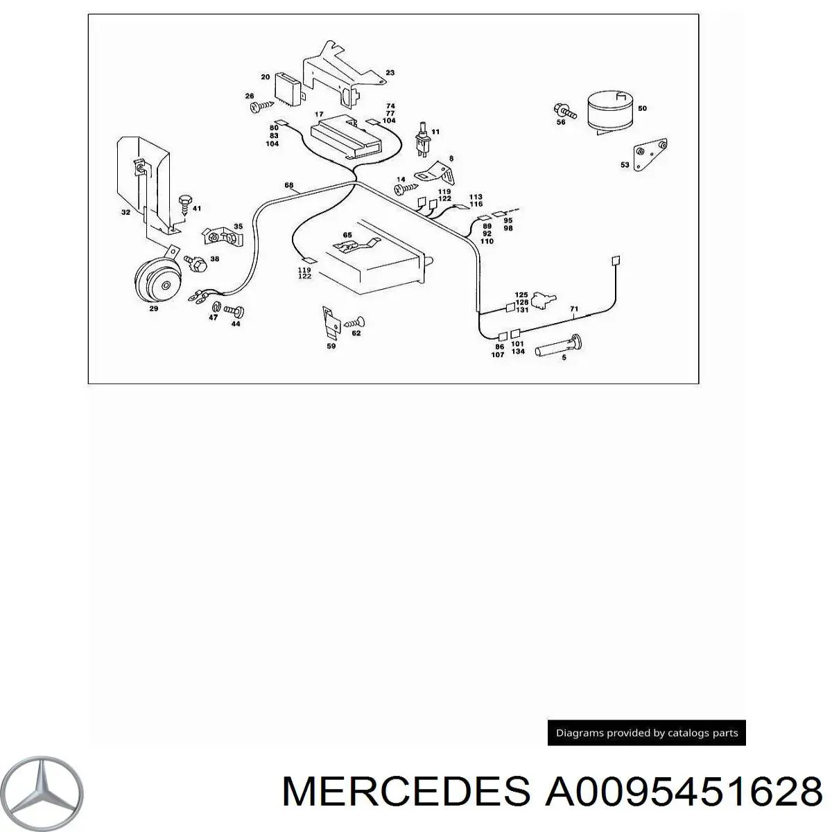 Купить A0095451628 Mercedes 