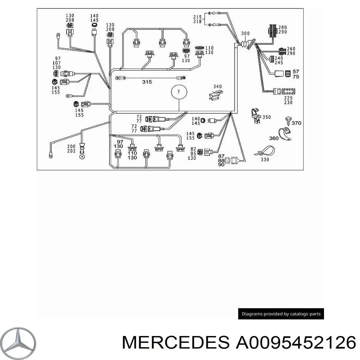  Mercedes A0095452126 цена, от 4.23 USD