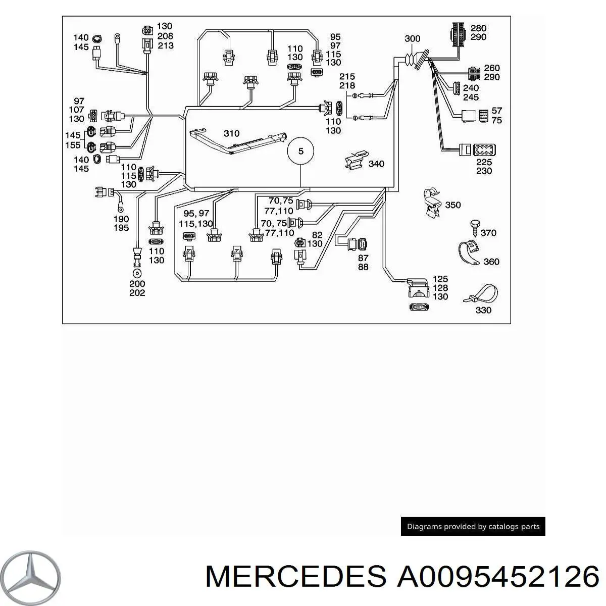 Купить A0095452126 Mercedes 