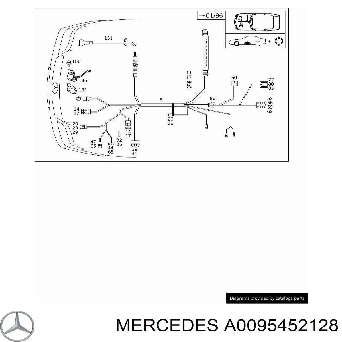 Купить A0095452128 Mercedes 