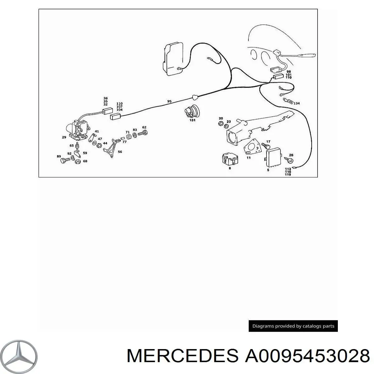 Купить A0095453028 Mercedes 