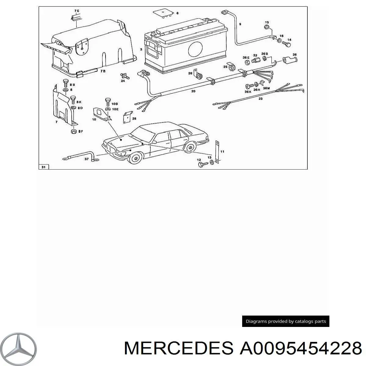 0095454228 Mercedes 