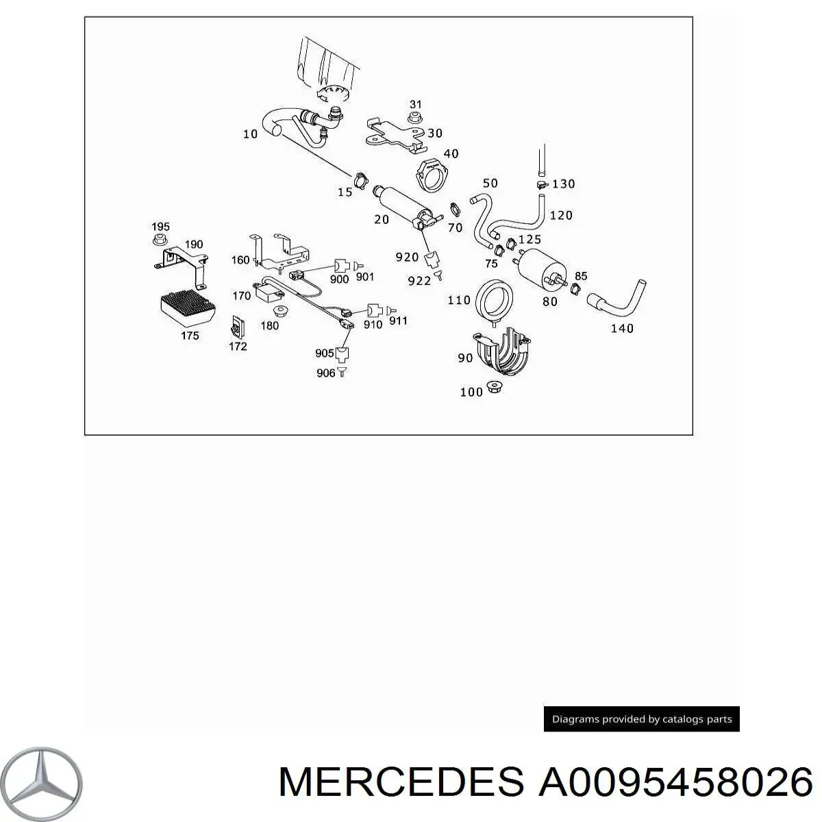  Mercedes A0095458026