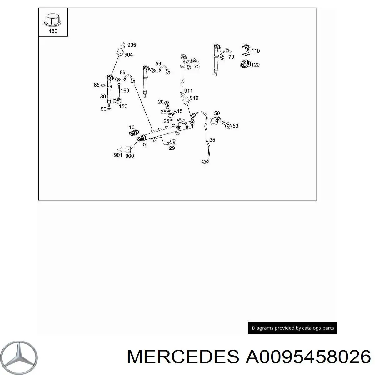  Mercedes A0095458026 цена, от 2.73 USD