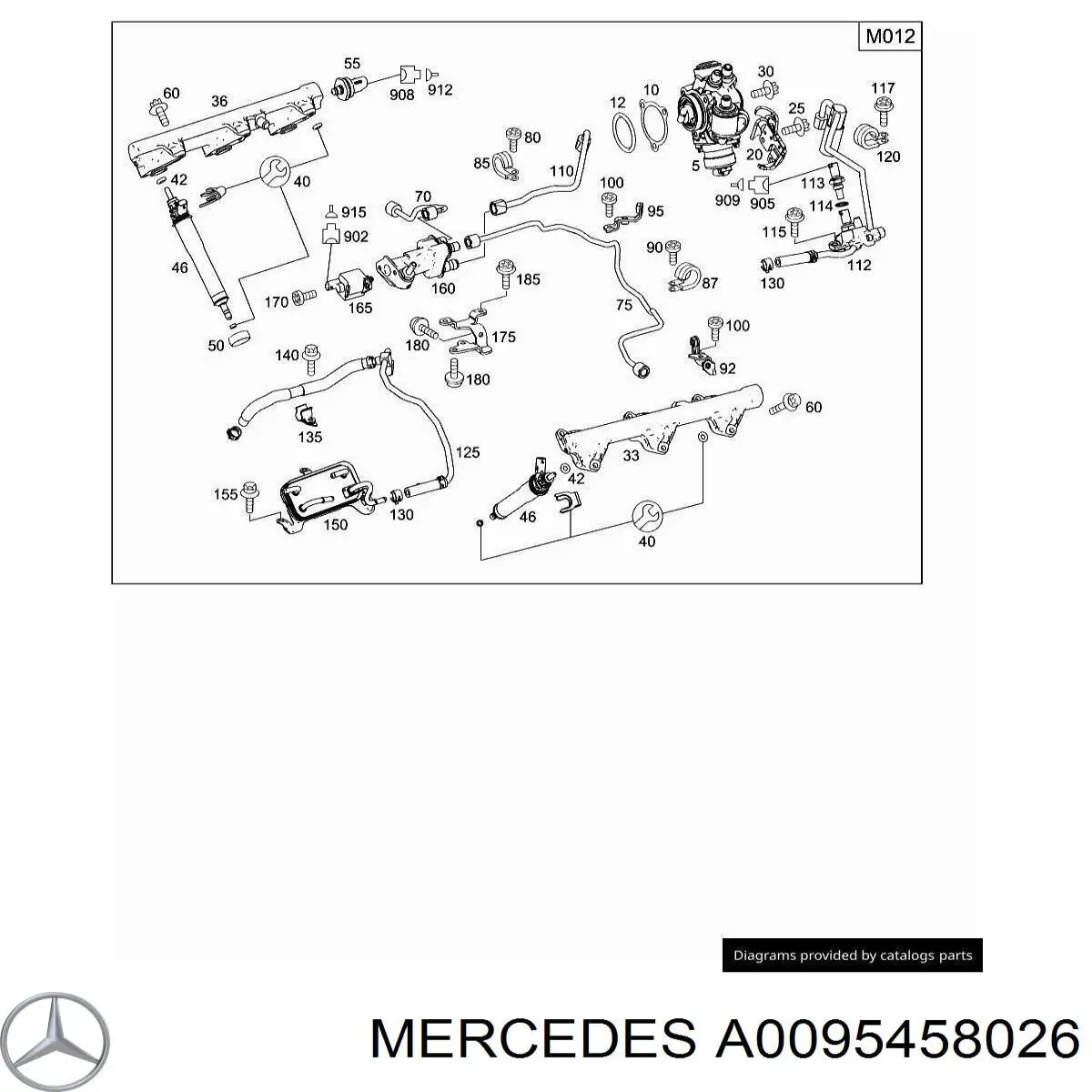 Купить A0095458026 Mercedes 