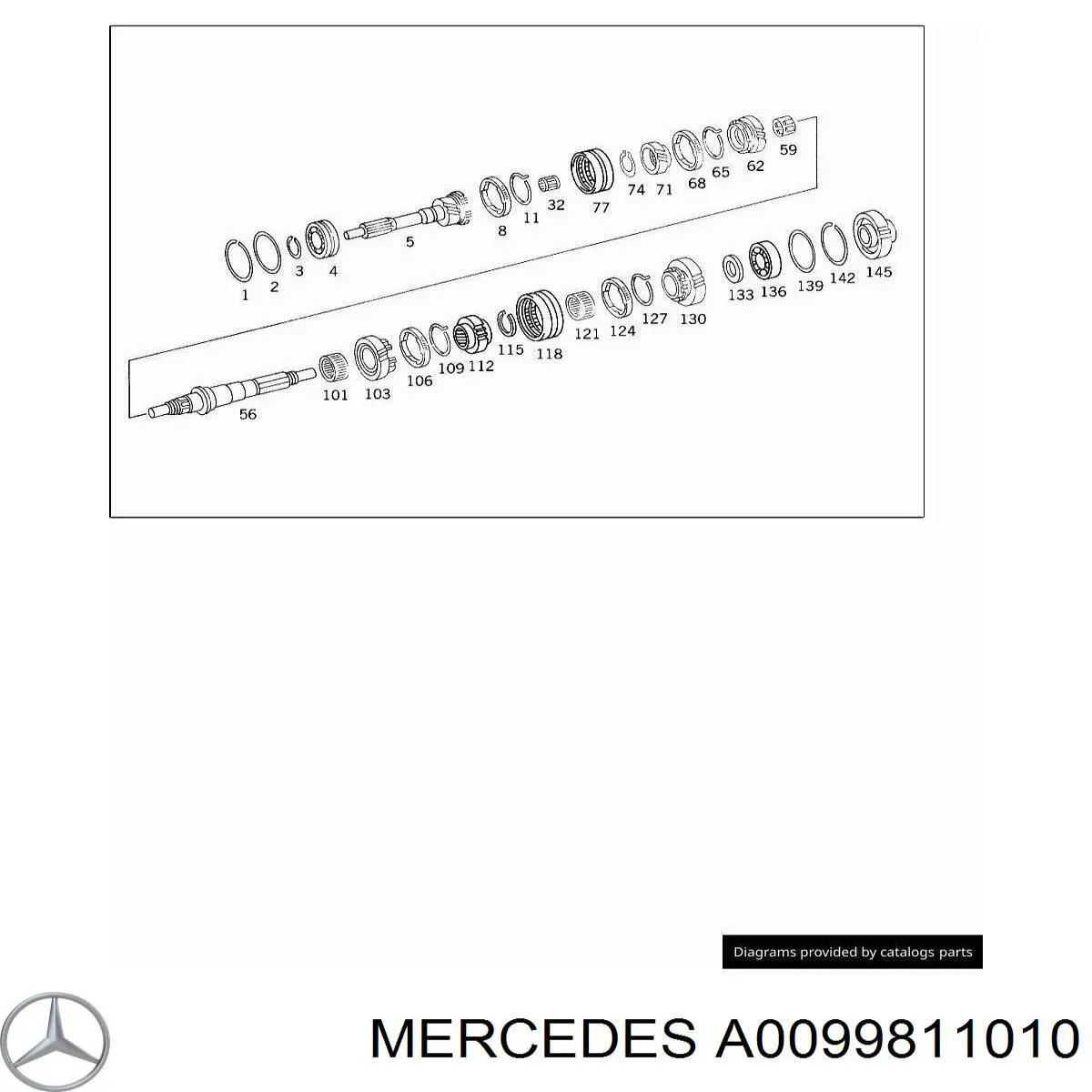 0099811010 Mercedes 