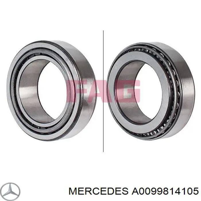 Подшипник ступицы колеса Mercedes A0099814105 цена, от 15.61 USD