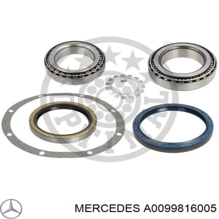 Подшипник ступицы передней внутренний A0099816005 Mercedes