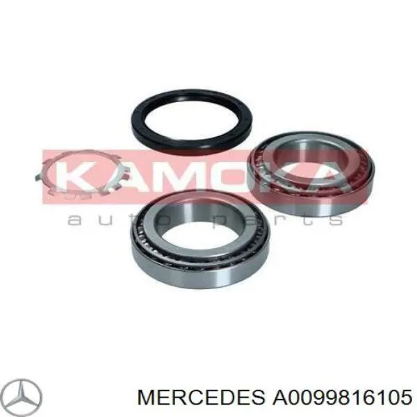 Комплект подшипника ступицы колеса Mercedes A0099816105 цена, от 73.75 USD