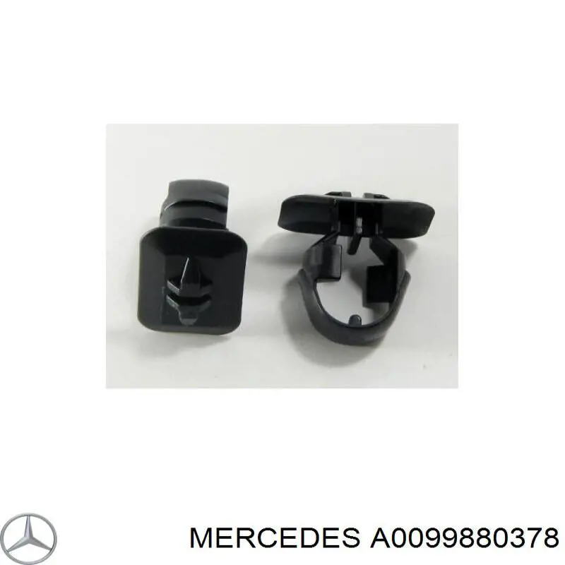 0099880378 Mercedes пистон (клип крепления молдинга двери)