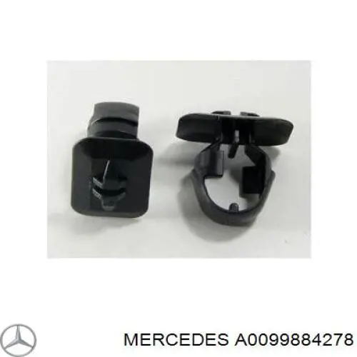 A0099884278 Mercedes пистон (клип крепления накладок порогов)
