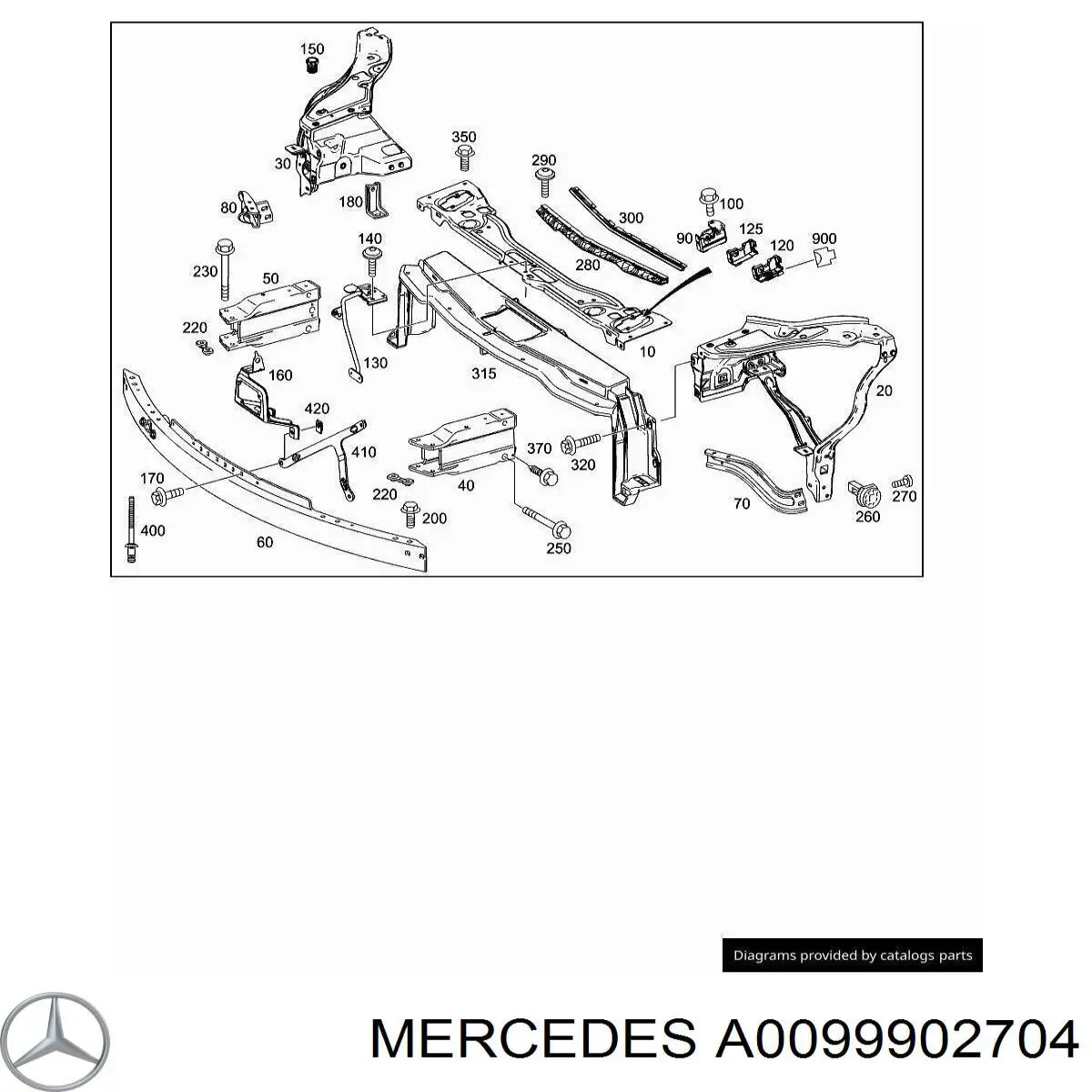 Купить A0099902704 Mercedes 