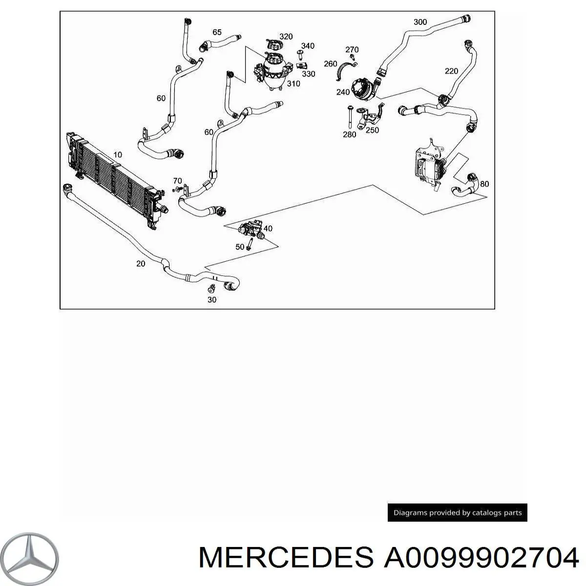  Mercedes A0099902704 цена, от 9.79 USD