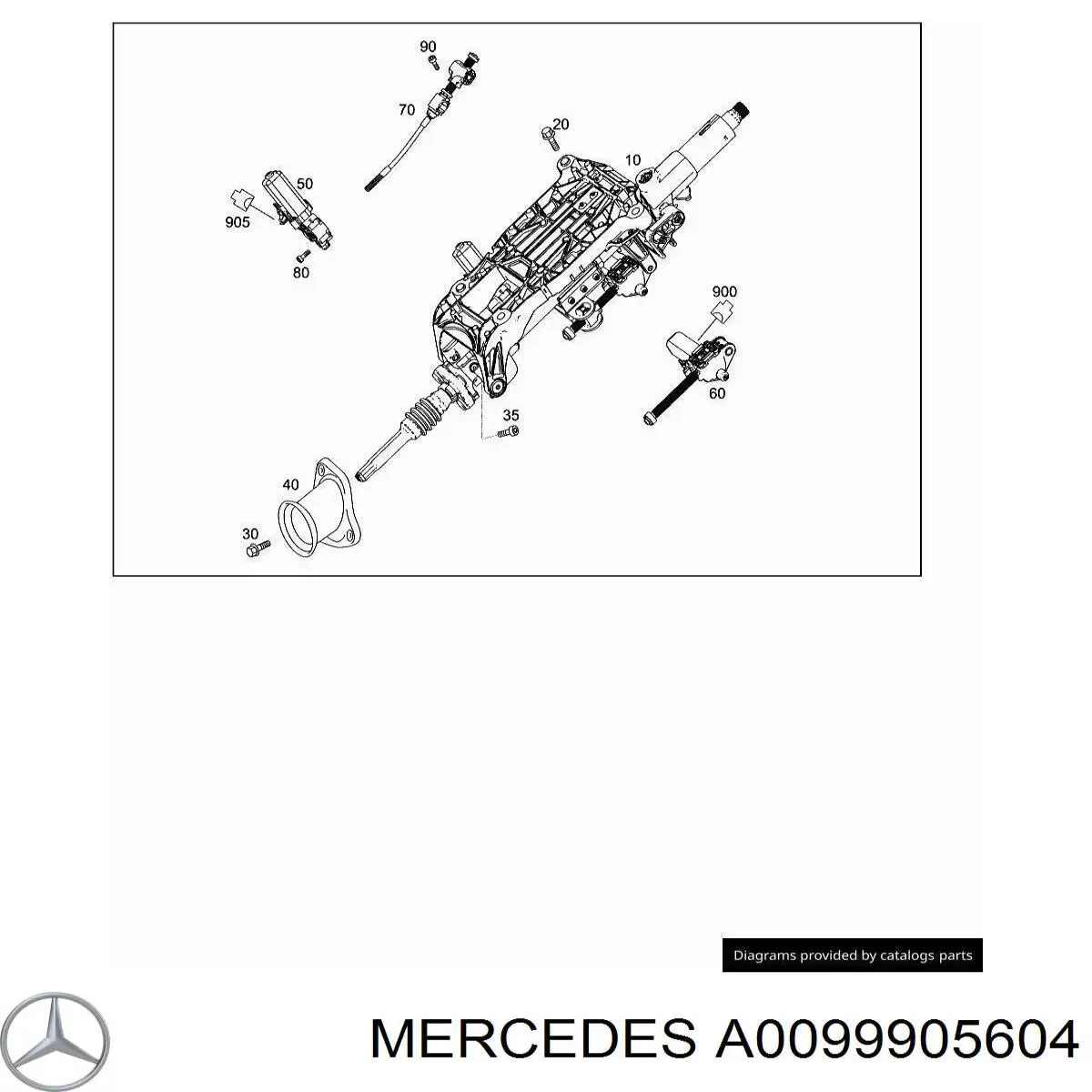 Mercedes A0099905604 цена, от 25.06 USD