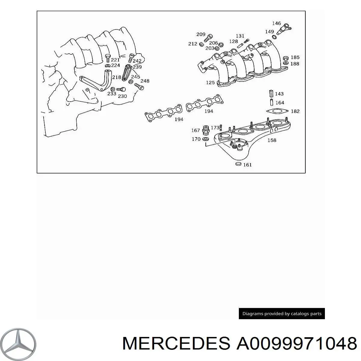 0099971048 Mercedes 