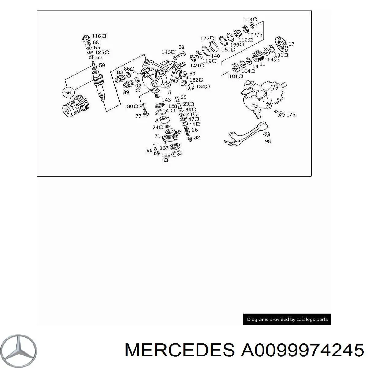 Купить A0099974245 Mercedes 
