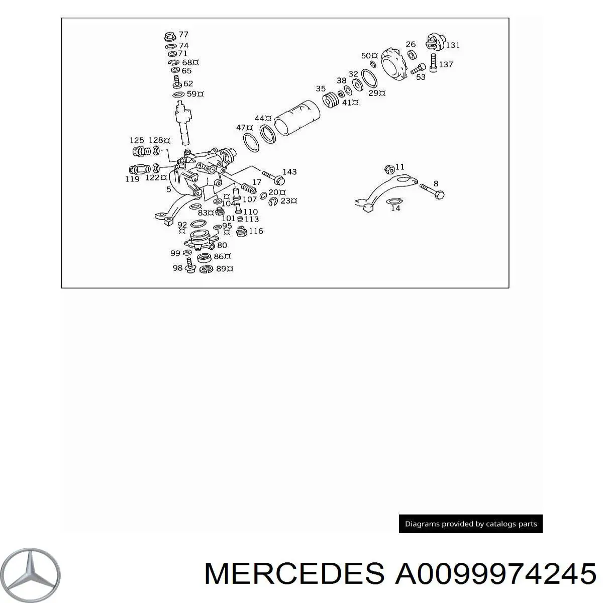  Mercedes A0099974245 цена, от 1.95 USD