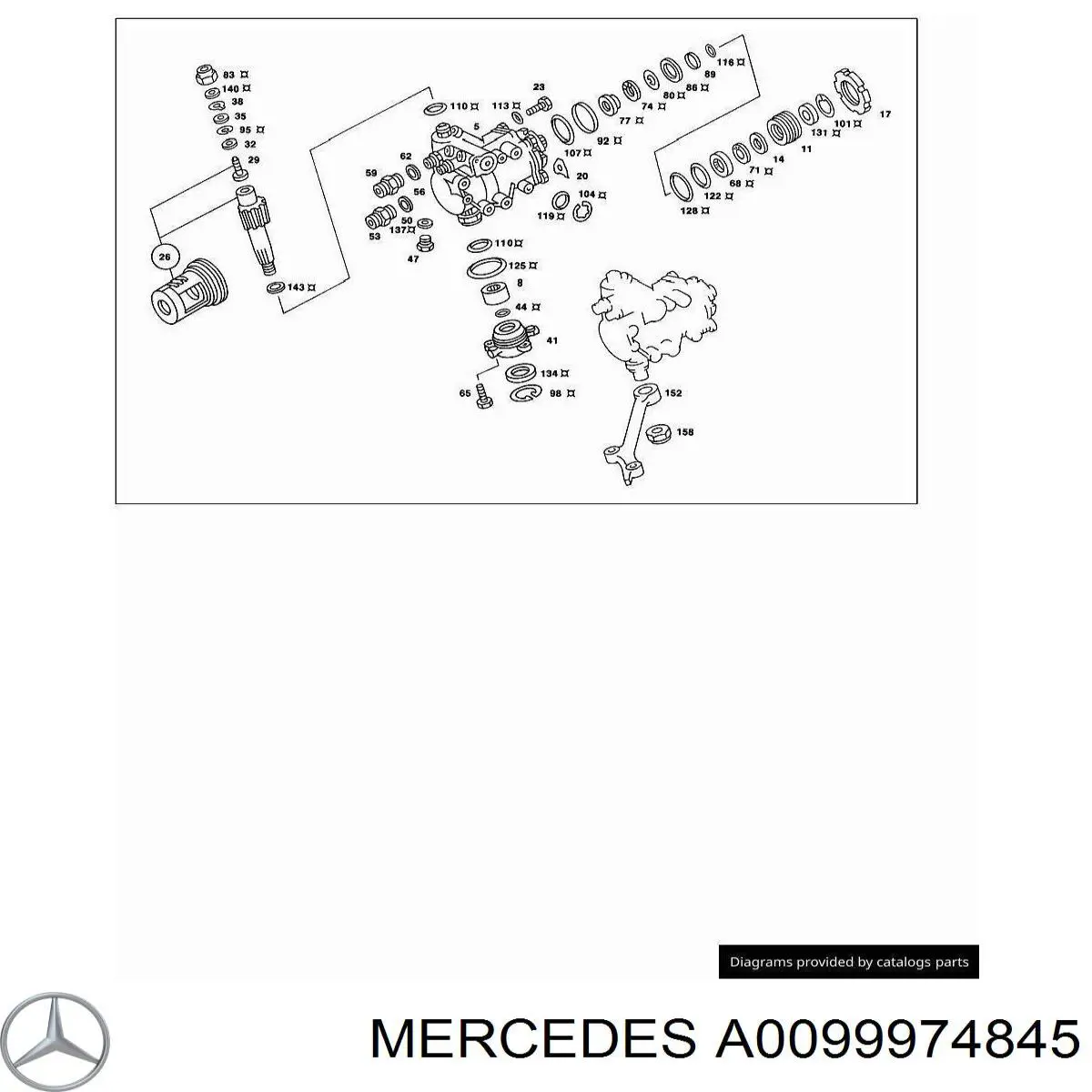 Купить A0099974845 Mercedes 