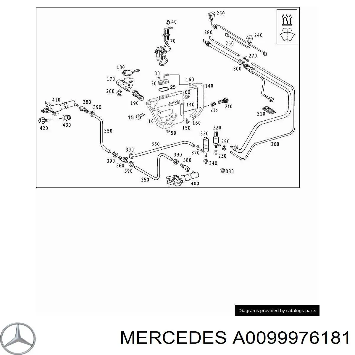 A0099976181 Mercedes 