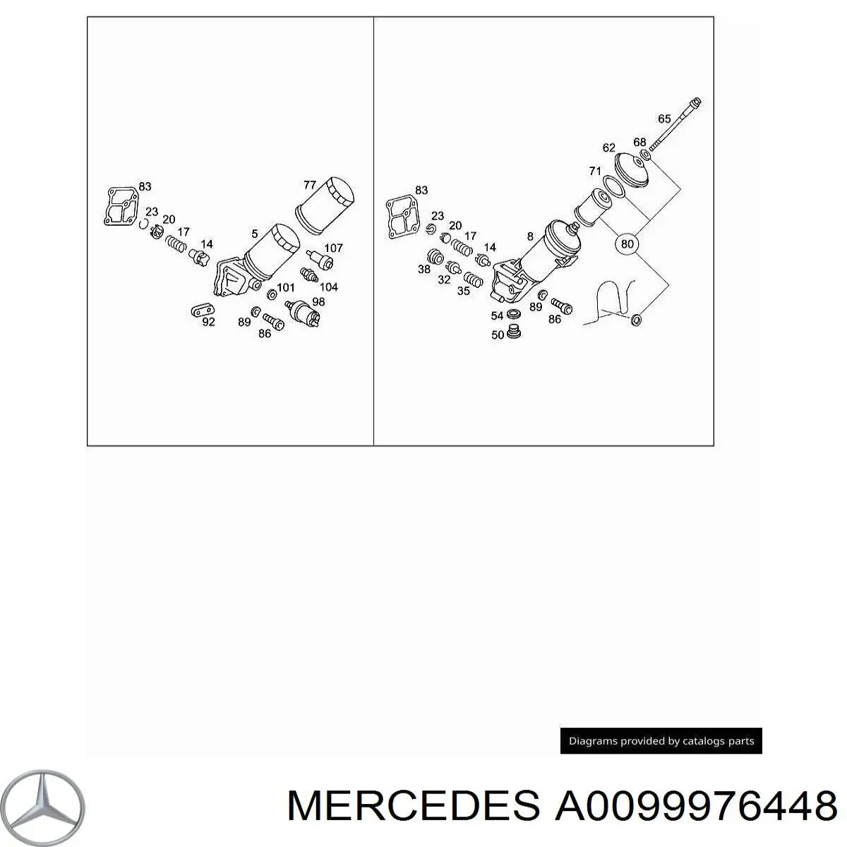  A0099976448 Mercedes