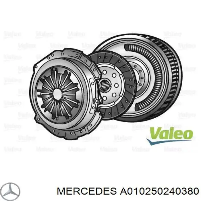 A010250240380 Mercedes диск сцепления