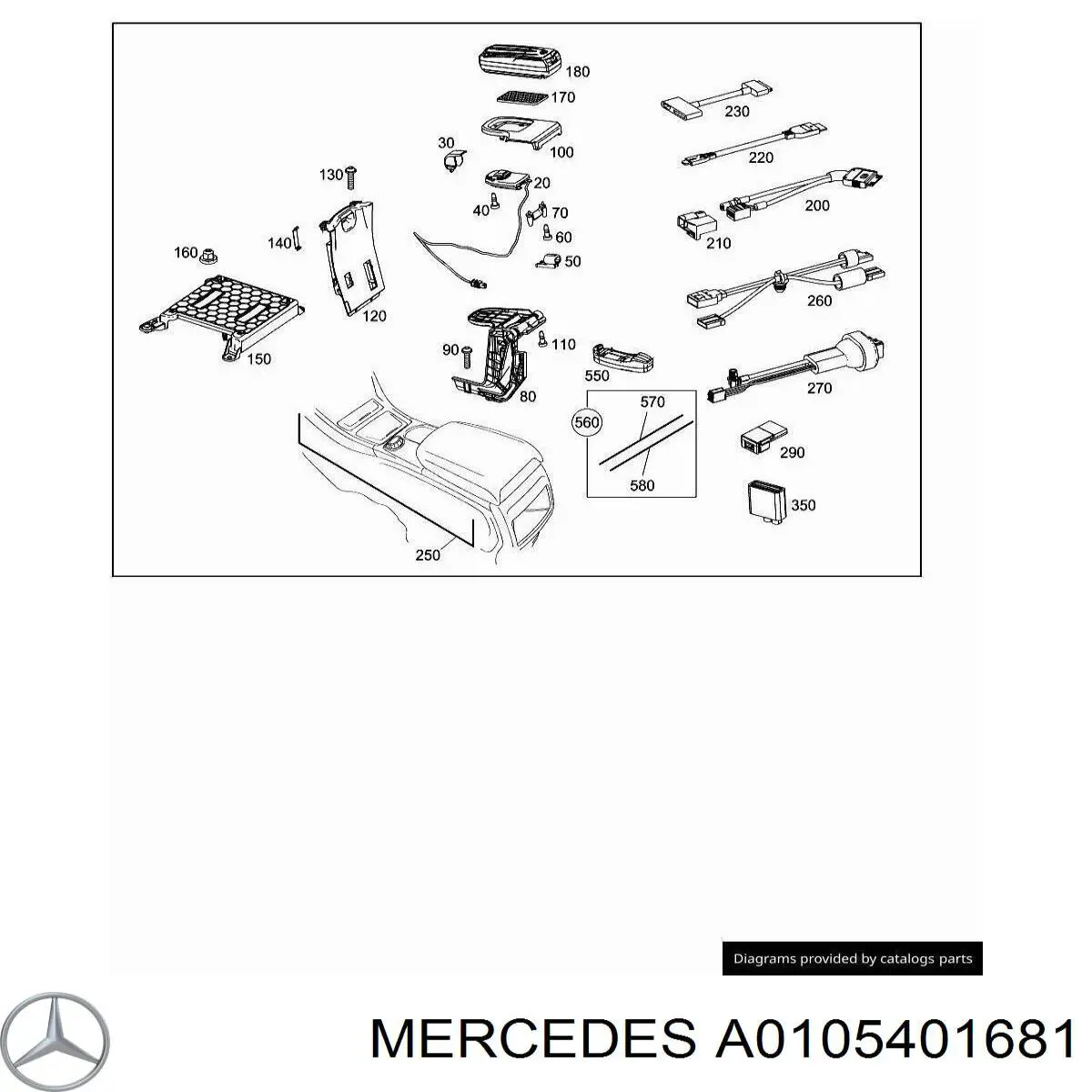 A0105401681 Mercedes 