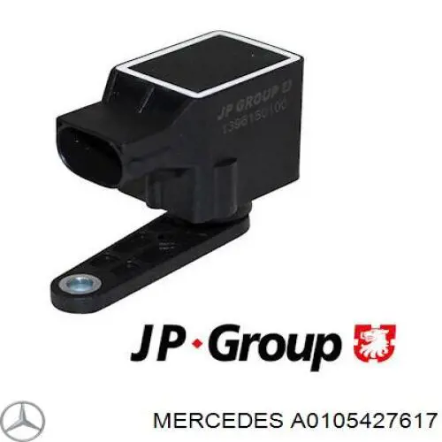 Sensor, nivel de suspensión neumática, delantero derecho A0105427617 Mercedes