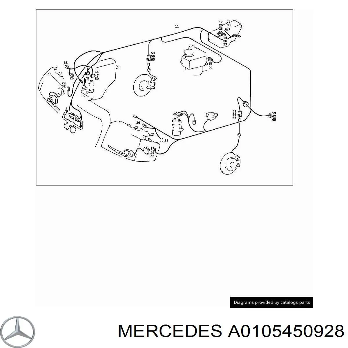 Купить A0105450928 Mercedes 