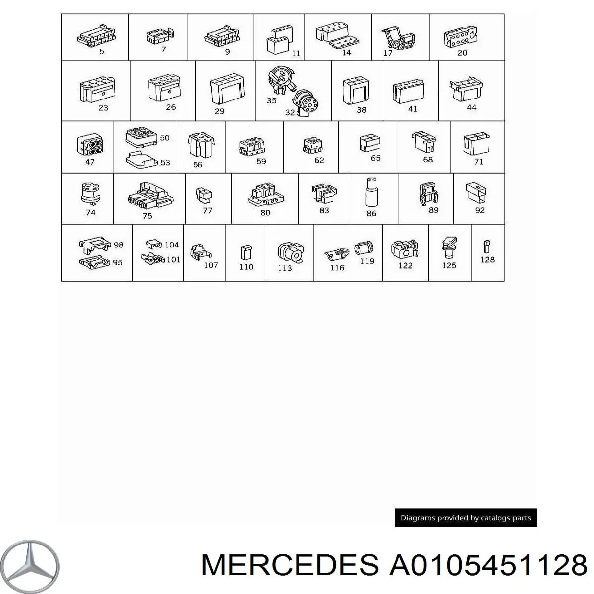 Блок управления зеркалами заднего вида, на торпедо Mercedes 0105451128 цена, от  USD