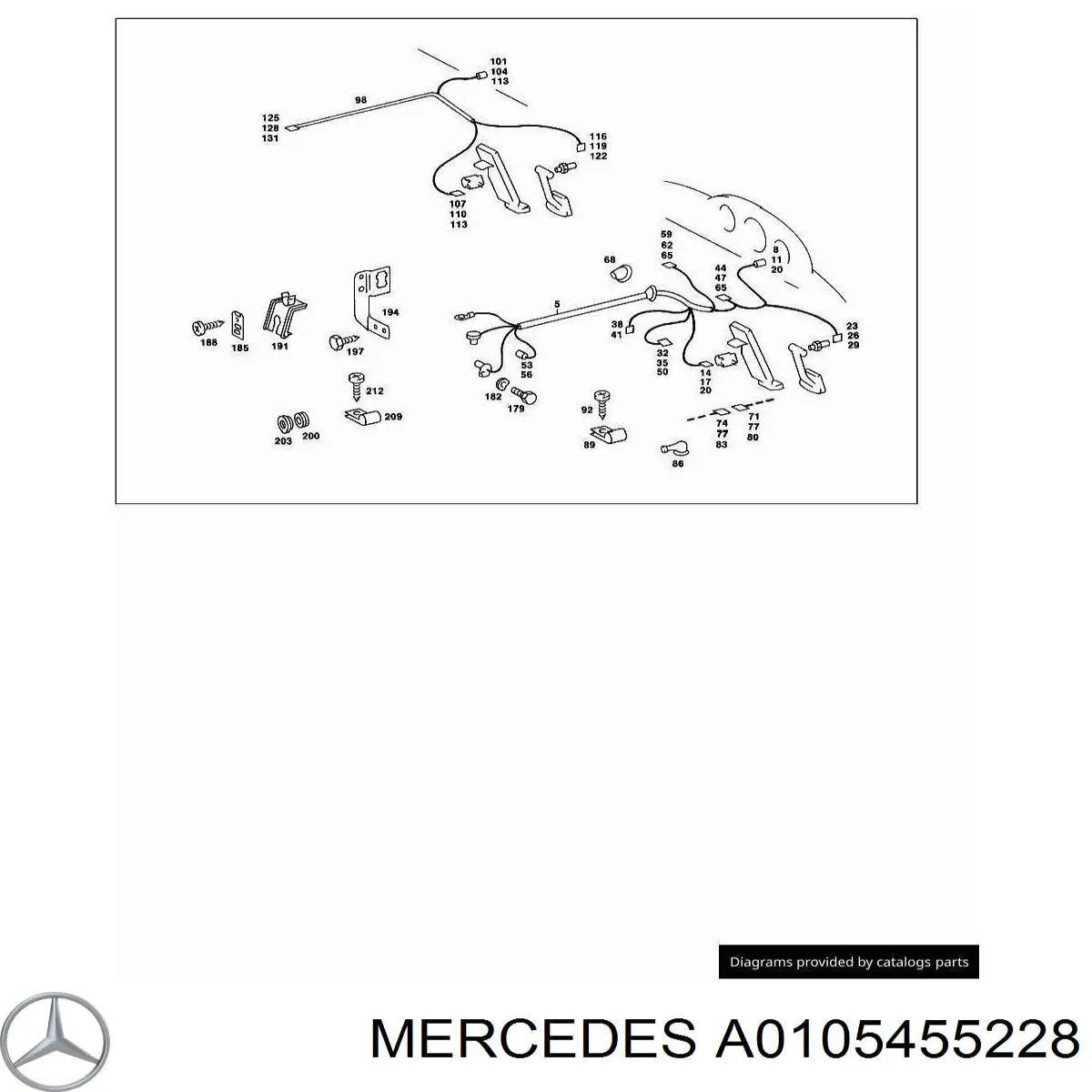 0105455228 Mercedes 