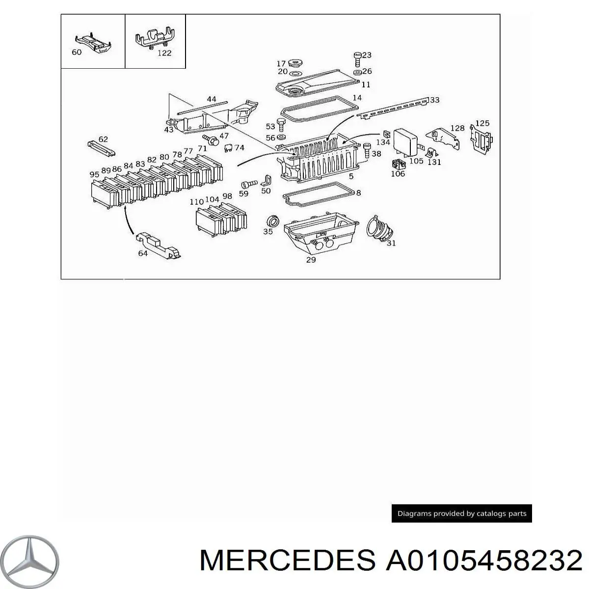 Модуль управления рулевого колеса Mercedes A0105458232 цена, от 14.06 USD