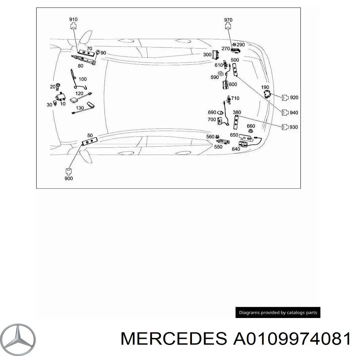  Mercedes A0109974081 цена, от 3.52 USD