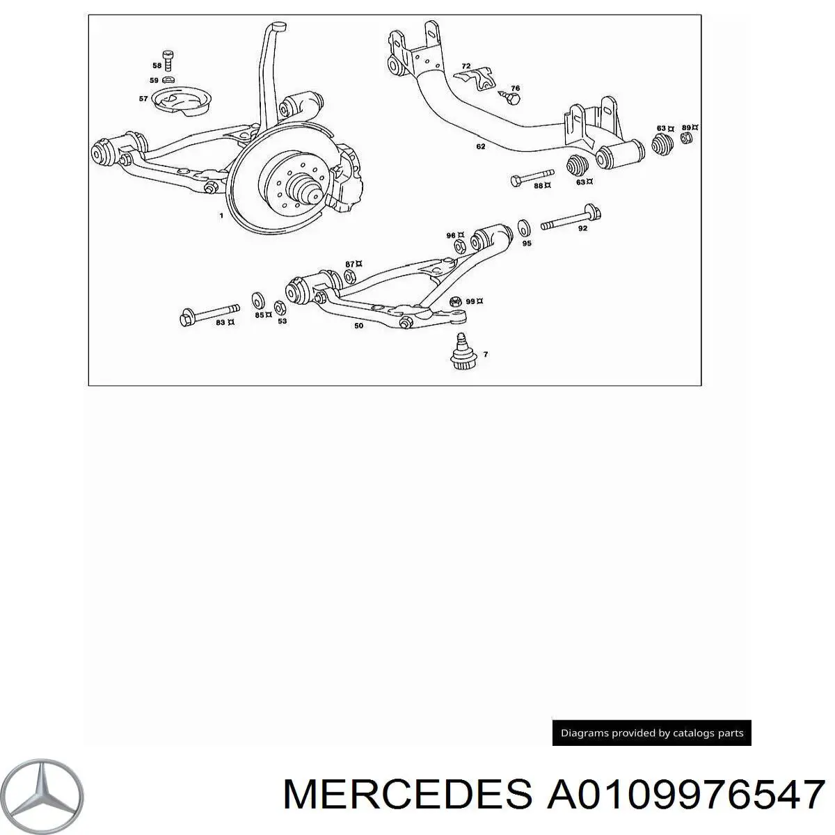 Сальник передней ступицы Mercedes A0109976547 цена, от 7.80 USD