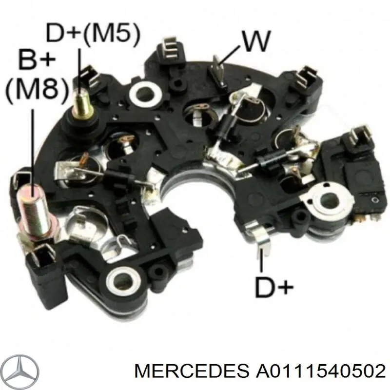 Генератор A0111540502 Mercedes