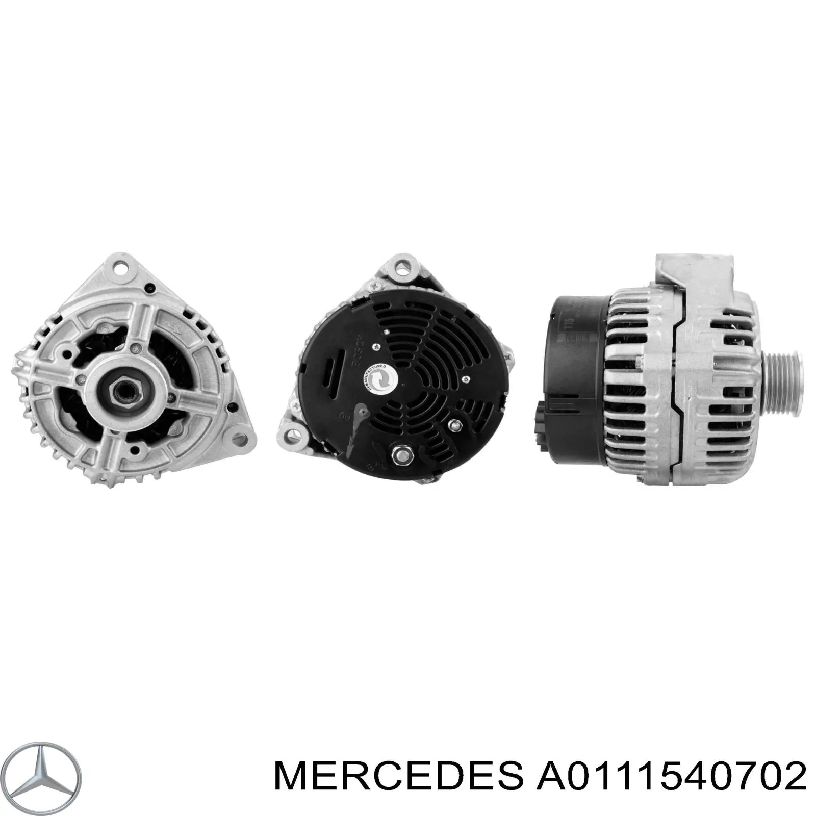 A0111540702 Mercedes генератор