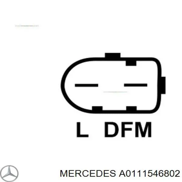 Генератор A0111546802 Mercedes