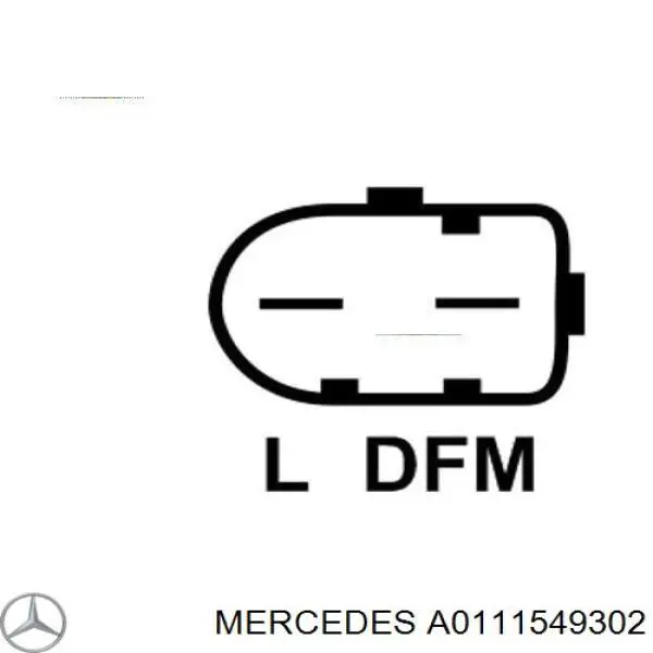 Автомобильный генератор Mercedes A0111549302 цена, от 175.19 USD