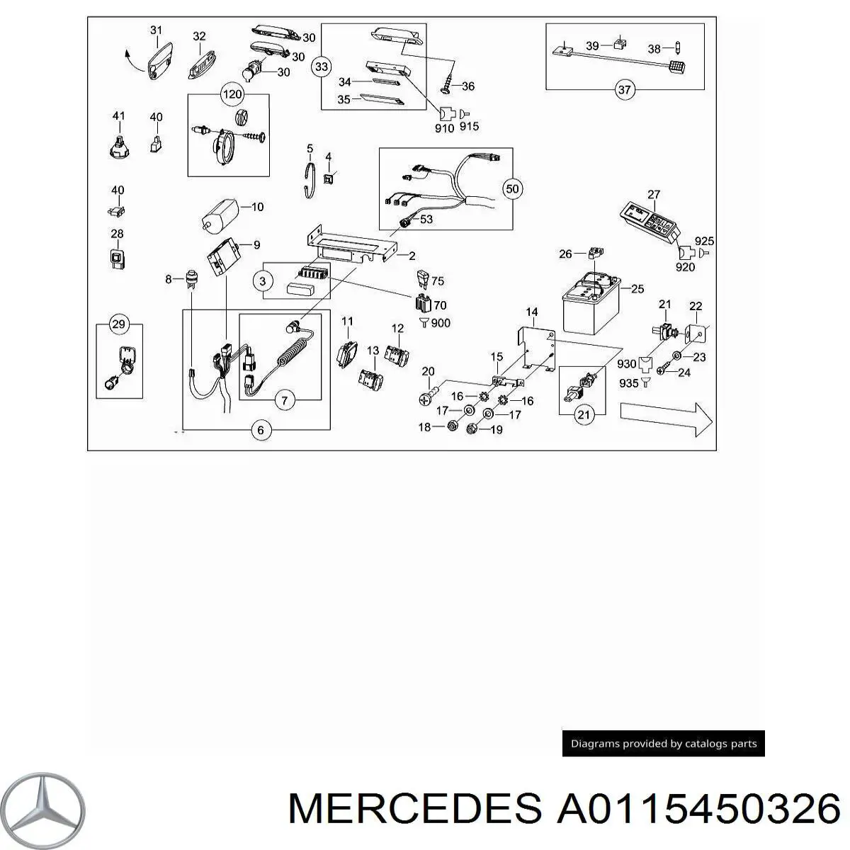  A0115450326 Mercedes