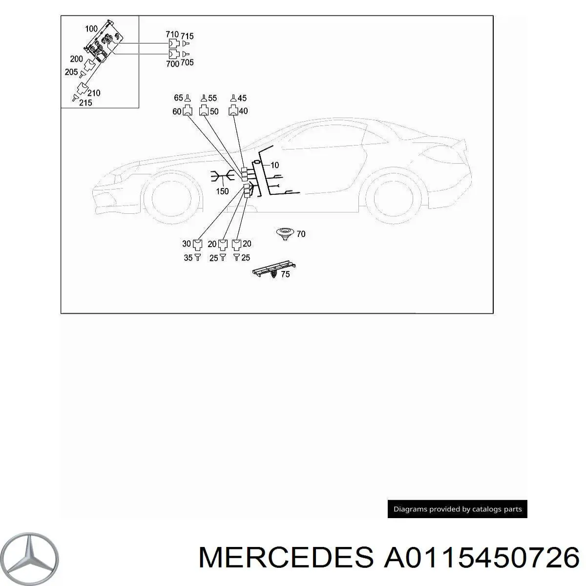 A0115450726 Mercedes 