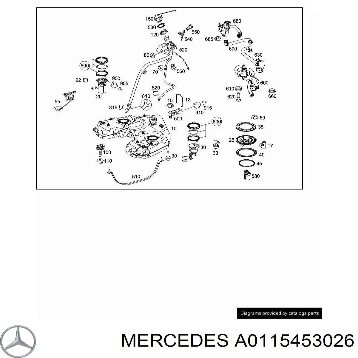 Купить A0115453026 Mercedes 
