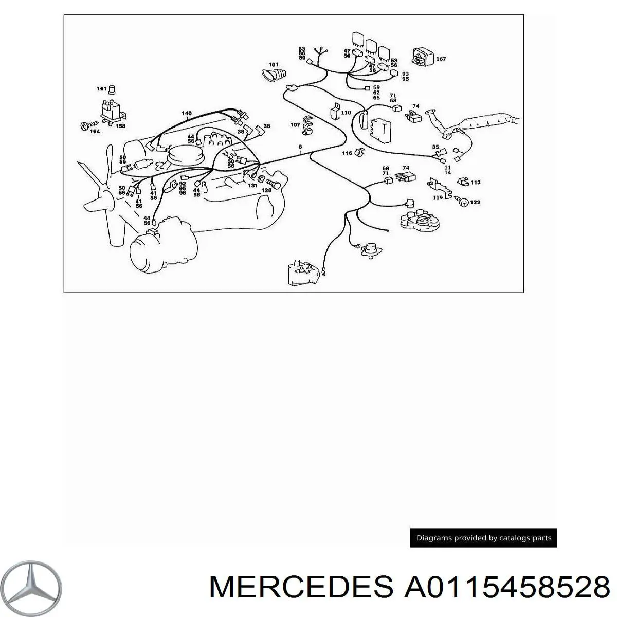 A0115458528 Mercedes 