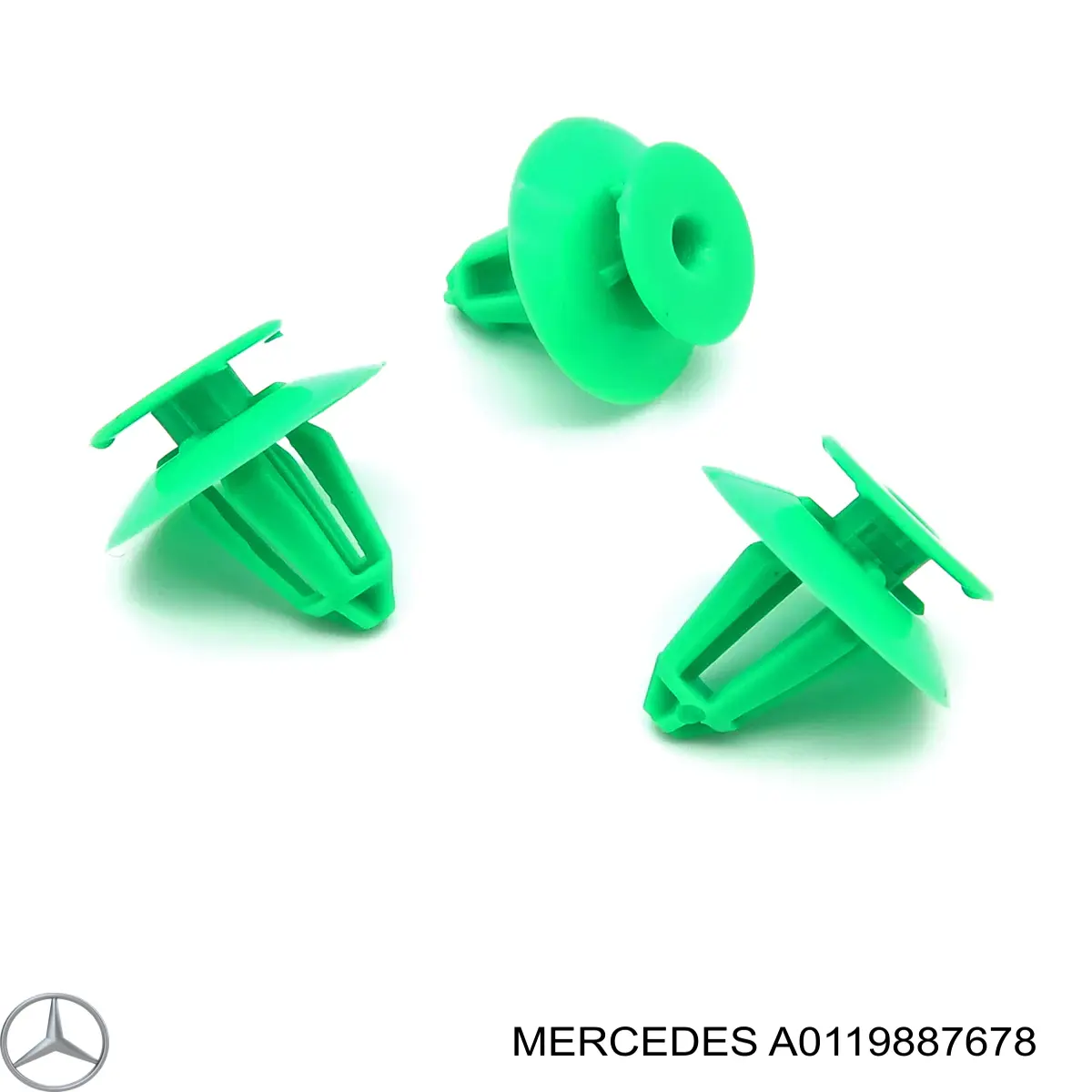A0119887678 Mercedes пистон (клип крепления обшивки двери)