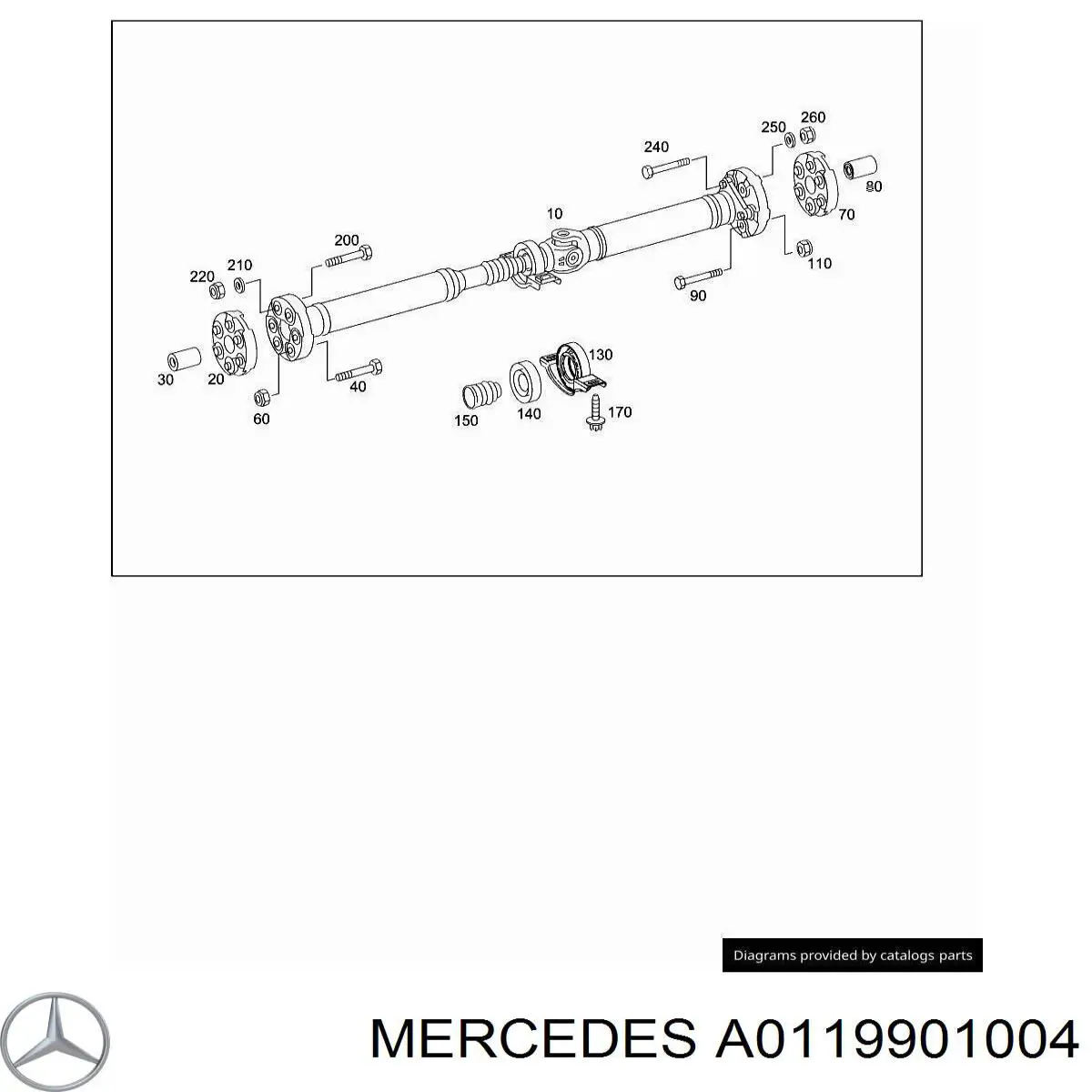  Mercedes A0119901004 цена, от 7.38 USD