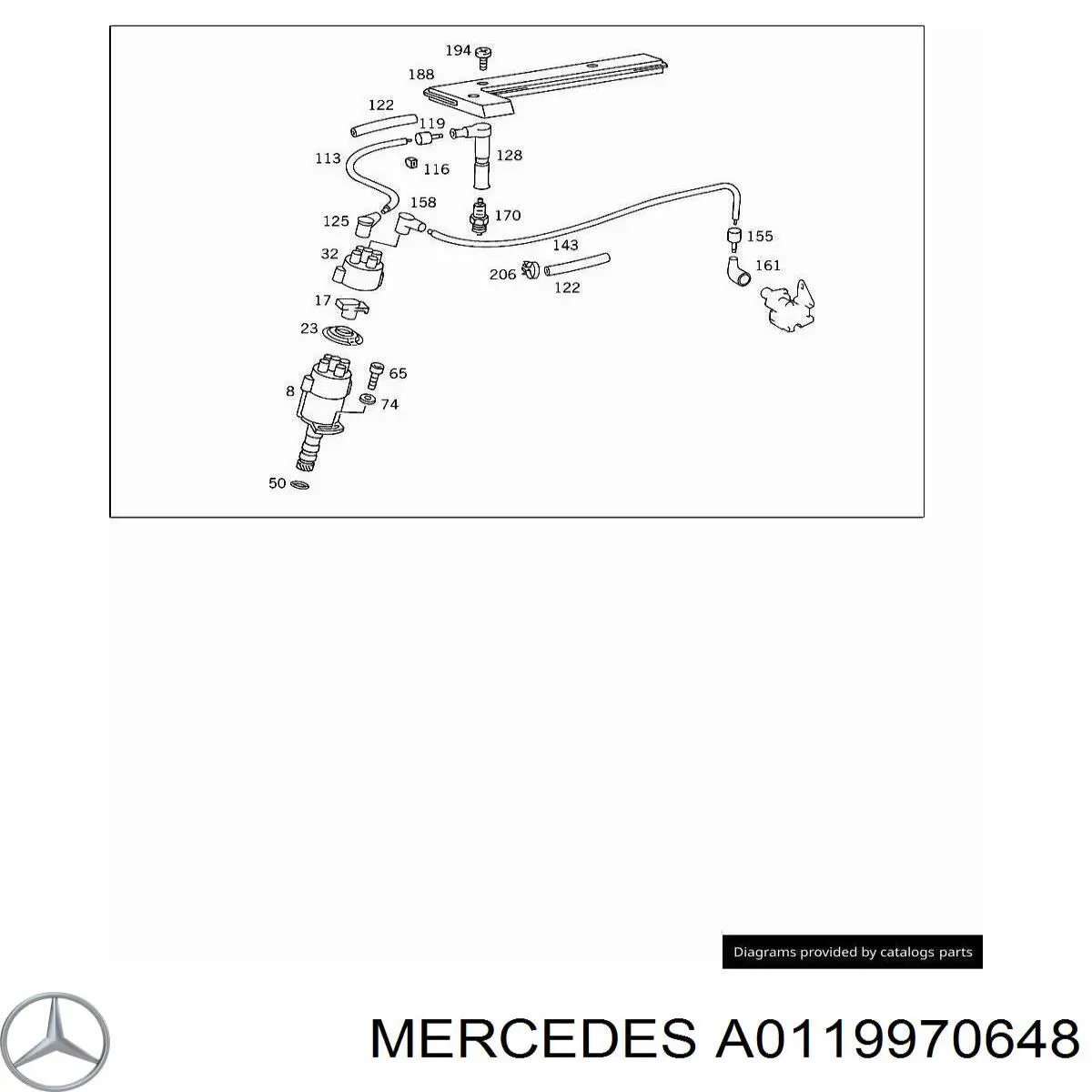  Mercedes A0119970648 цена, от 4.01 USD